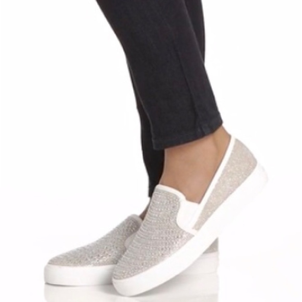 INC International Concepts Cream Slip-On Sneakers